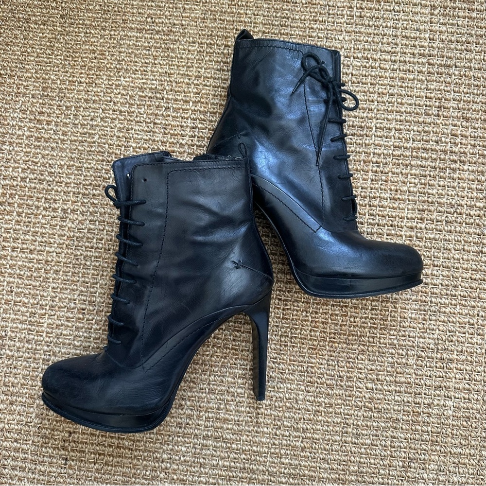 Costume Nationale Platform Ankle Boots